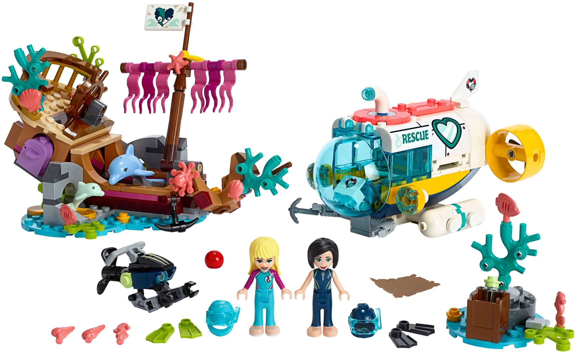 LEGO Friends - Rettungs-U-Boot für Delfine (41378)