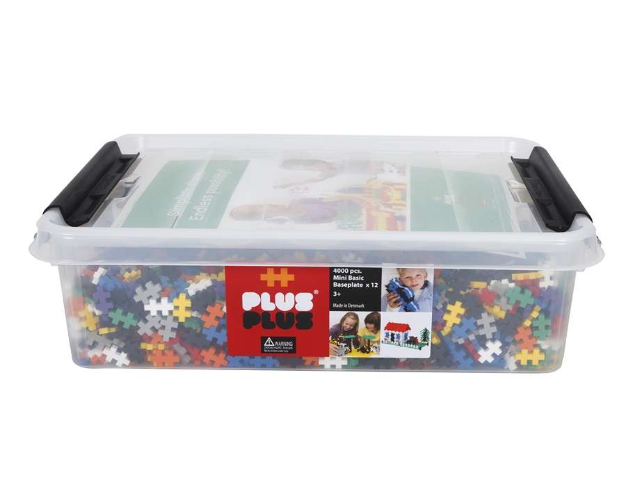 Plus Plus - Mini Basic - 4000 pc + 12 Baseplates (3388)