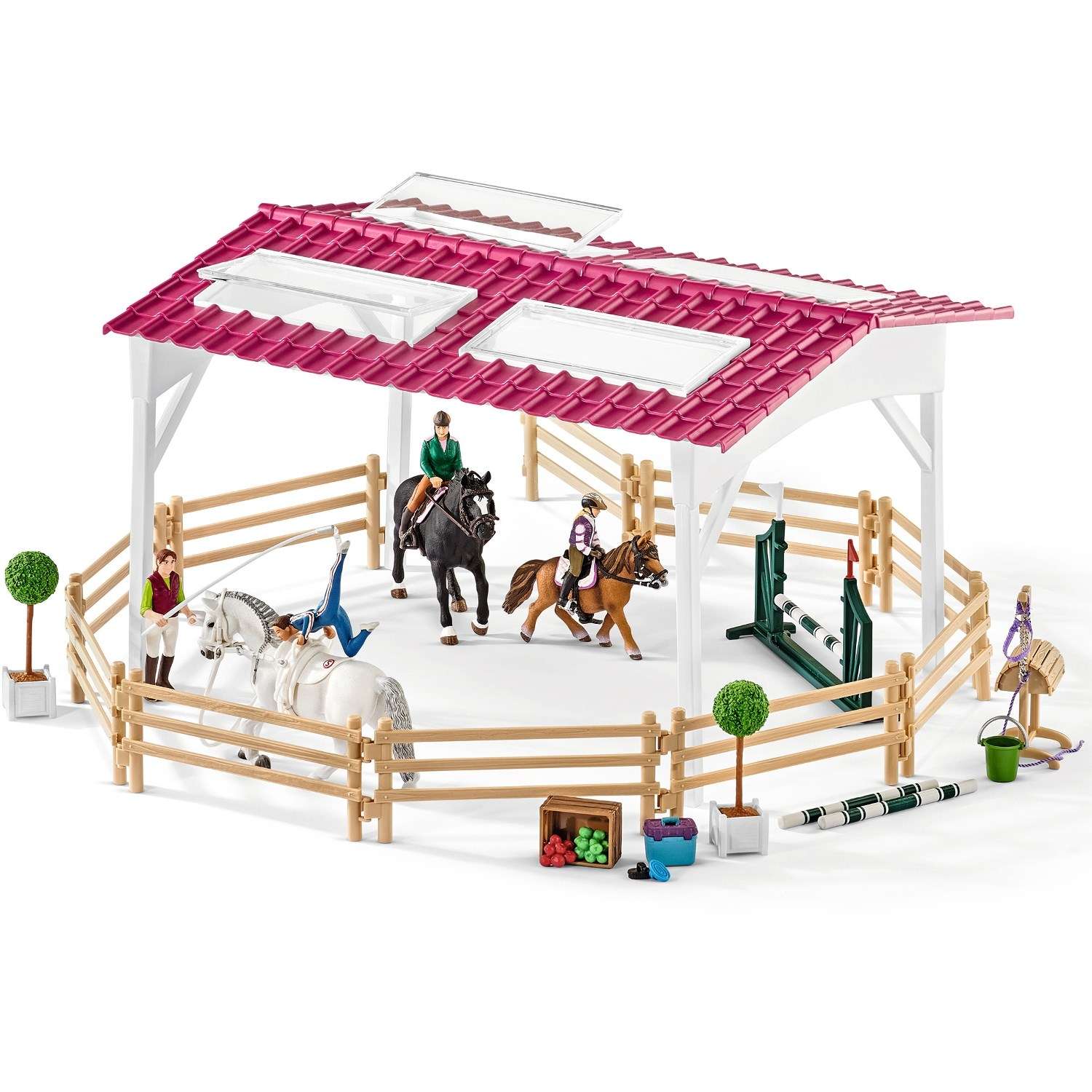 Schleich - Riding school with riders and horses (42389)