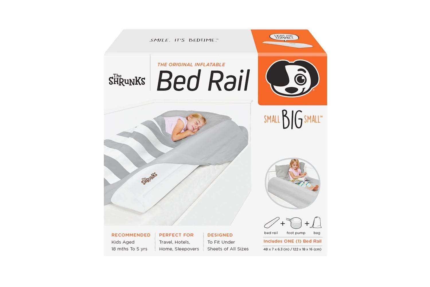 The Shrunks - Inflatable Bed Rail – Double Pack