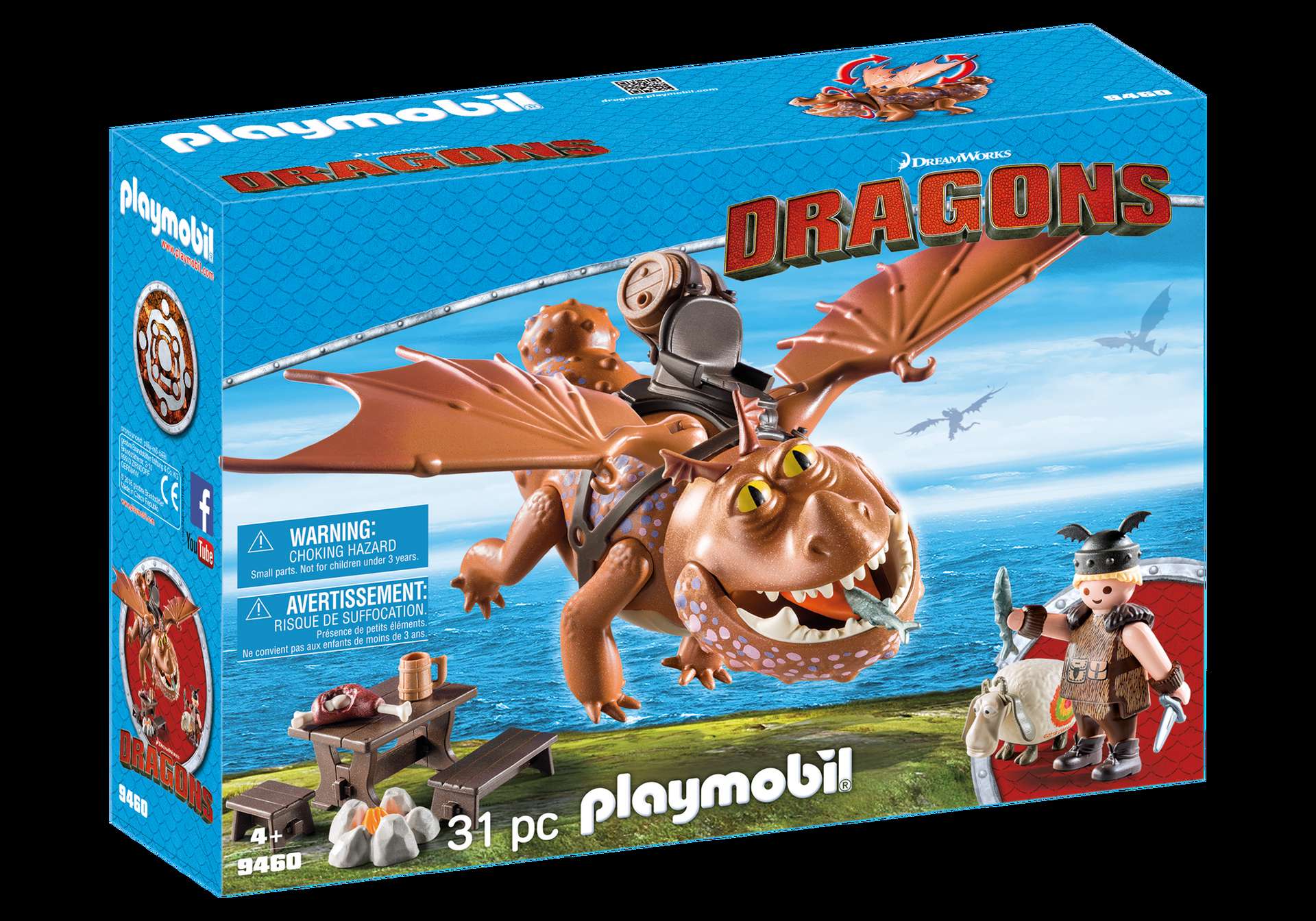 Playmobil - Fishlegs and Meatlug (9460)