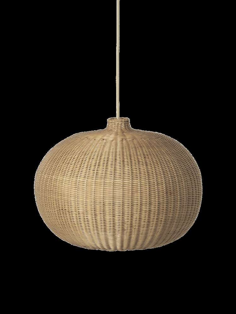 Ferm Living - Braided Belly Lamp Shade Ø 54 cm - Natural (100448206)