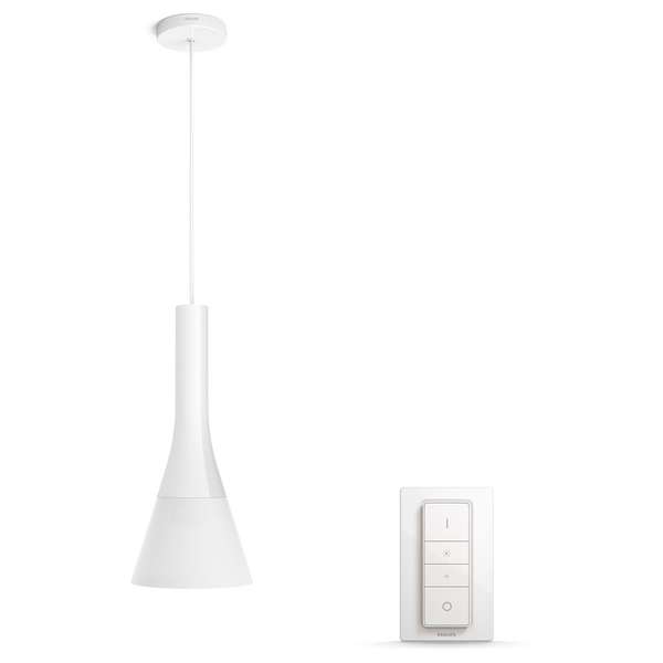 Philips Hue - Explore Pendant Lamp - White - White Ambiance  (Dimmer switch Included)