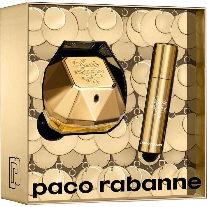 Paco Rabanne - Lady Million EDP 50 ml + Travelspray 10 ml - Giftset
