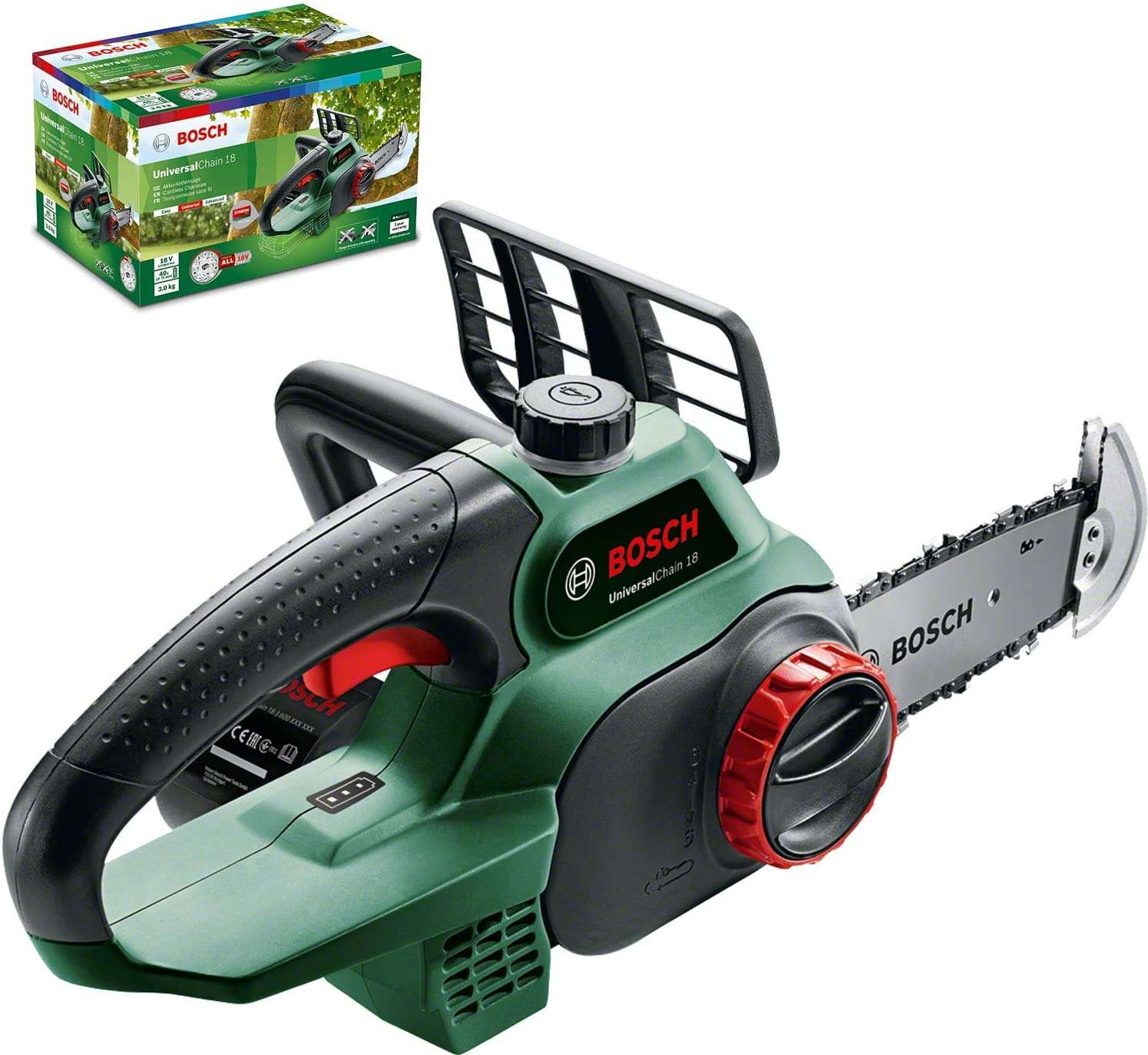Bosch - Cordless Chainsaw 18 V Battery & Charger Not Included
