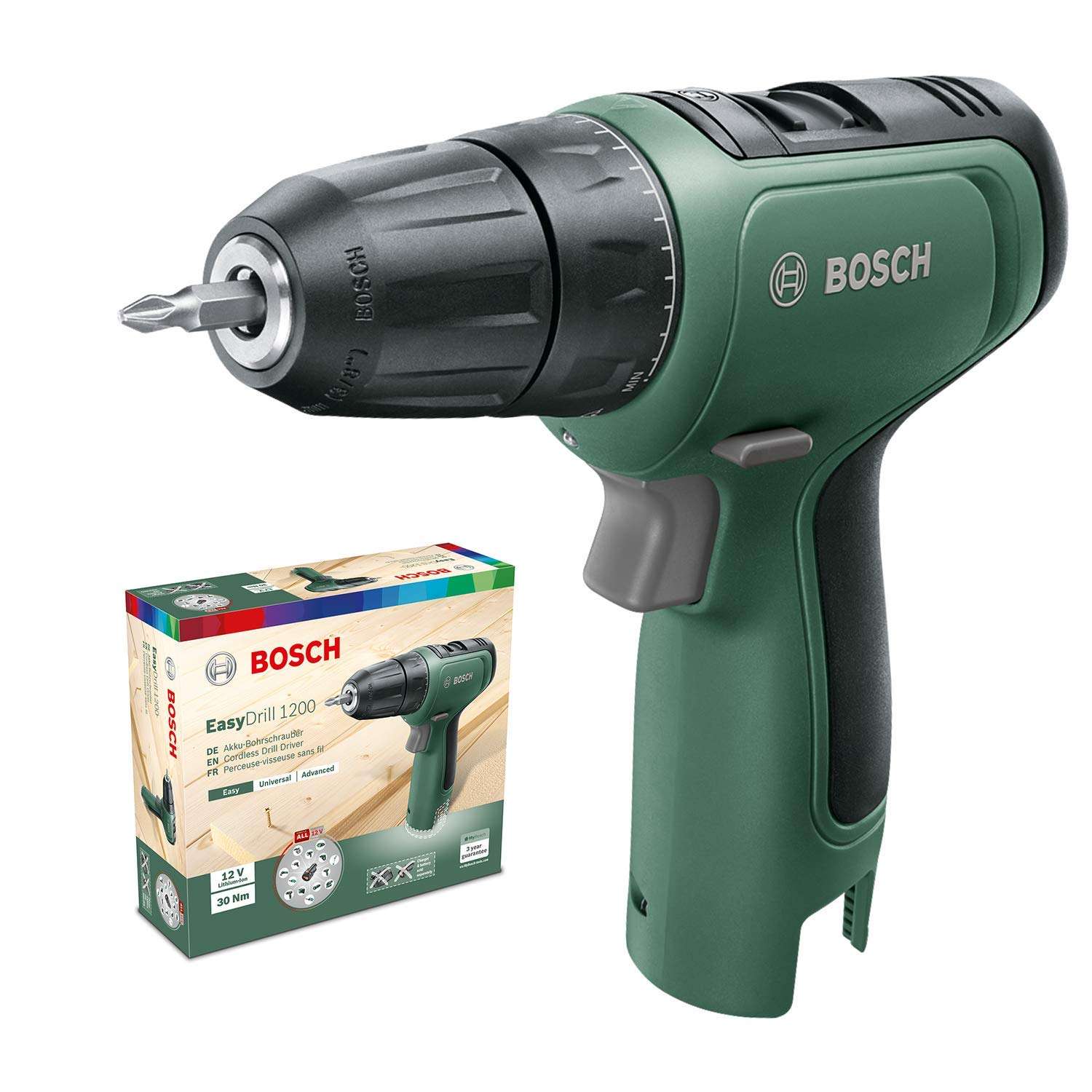 Bosch - Cordless Drill EasyDrill 1200 (Battery not included)