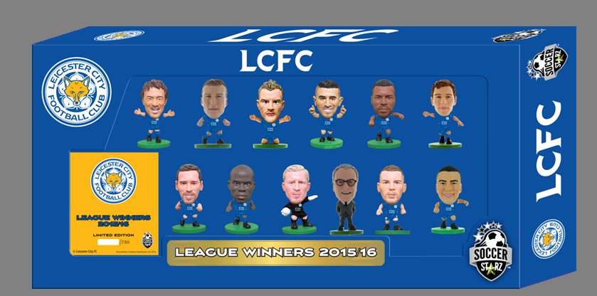 Soccerstarz - Leicester Premier League Winners 2015-16 Team Pack (LTD EDITION RELAUNCH)