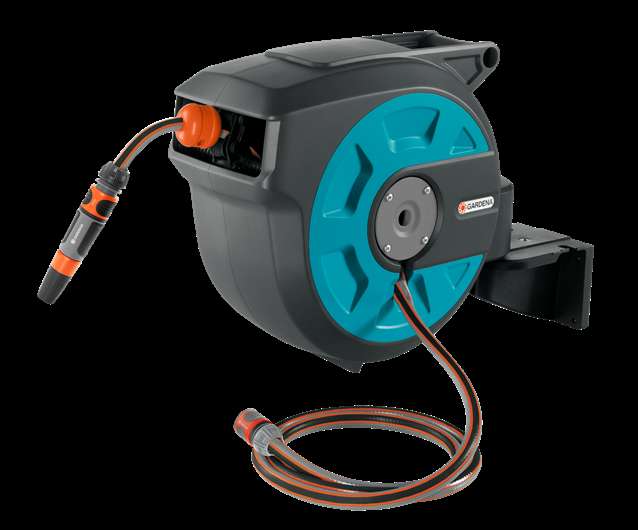 GARDENA - Wall-mounted Hose Reel 15 Roll-up automatic