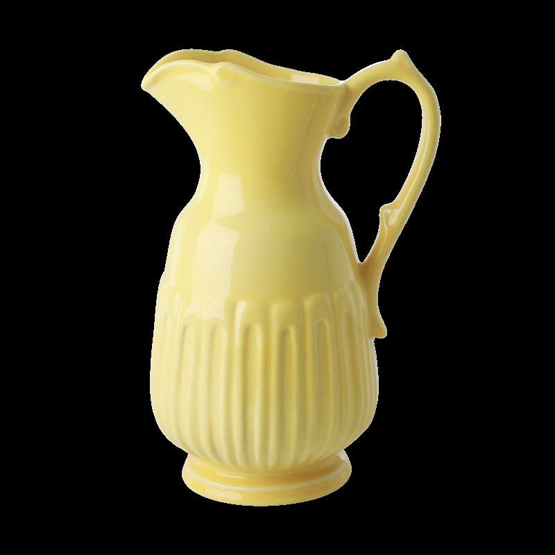 Rice - Ceramic Jug - Bright Yellow