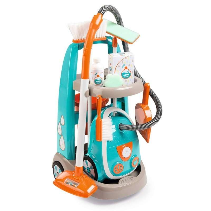 Smoby - Cleaning Trolley + Vaccum Cleaner (I-7330309)