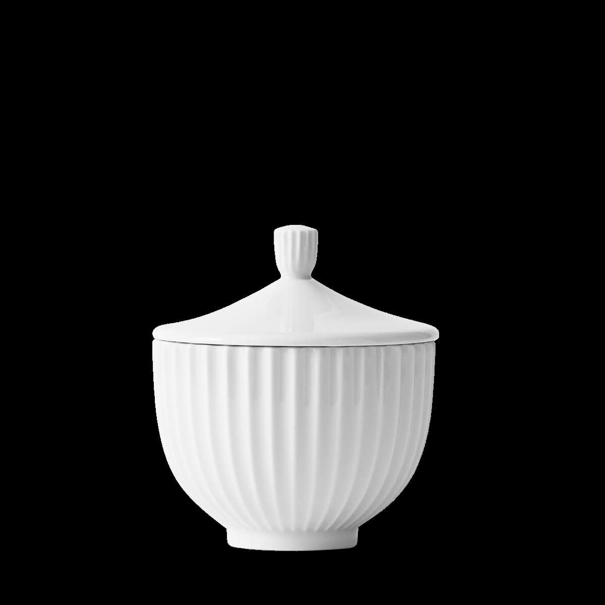 ​Lyngby Porcelæn - Bonbonniere Ø 10 cm - White (200888)