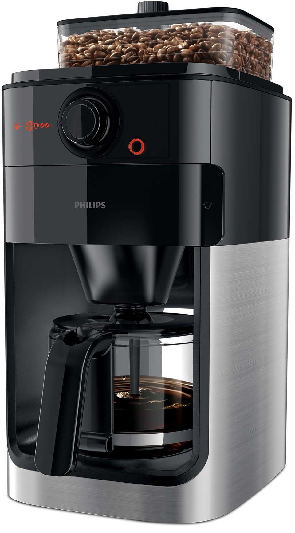 Philips - Grind & Brew Coffie Machine  HD7767/00