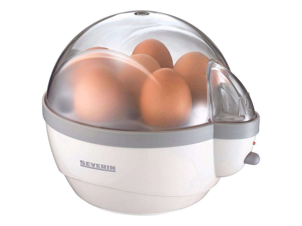 Severin - Egg Boiler 1-6 Egg 400 Watt - White /Gray (495240)