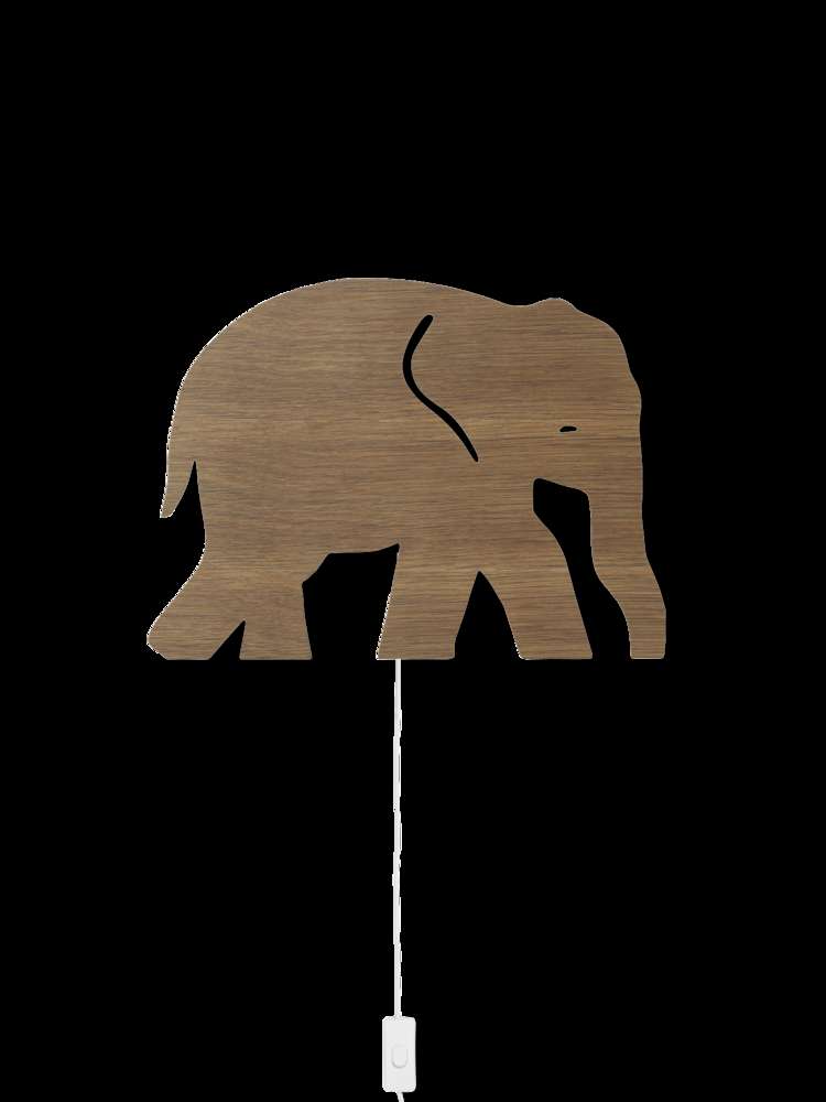 ​Ferm Living - Elephant Lamp - Smoked Oak (100050316)