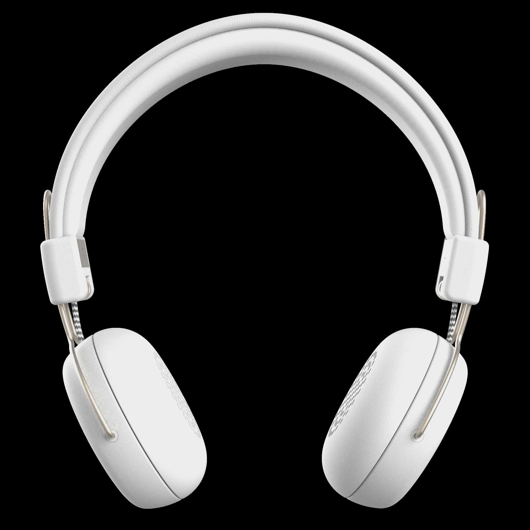 KreaFunk - aWEAR Headphones​ - White/Pale Gold (KDWT91)