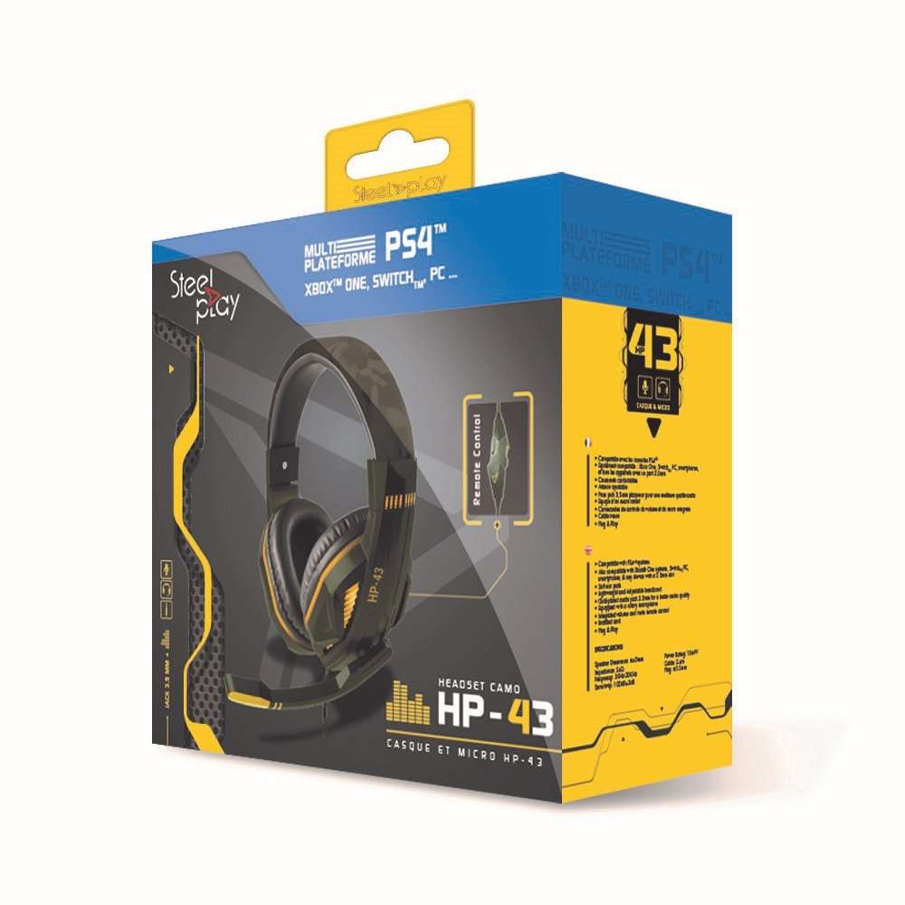 Steelplay Wired Headset HP43 (MULTI)