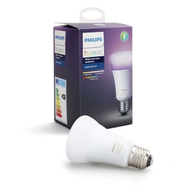 Philips Hue - E27 Single bulb -  White & Color Ambiance - Bluetooth