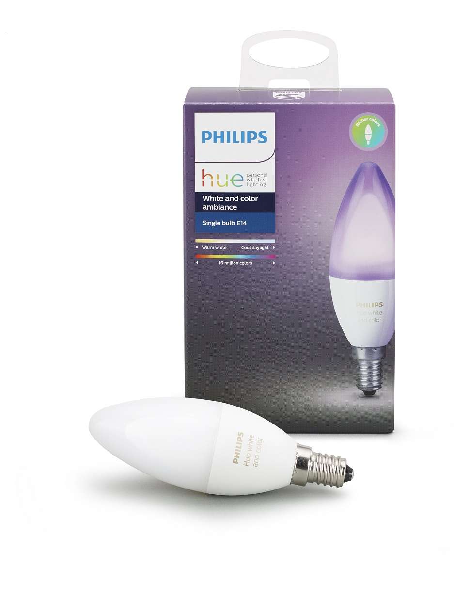 Philips Hue - Glühlampe Single Bulb E14 Richer Color