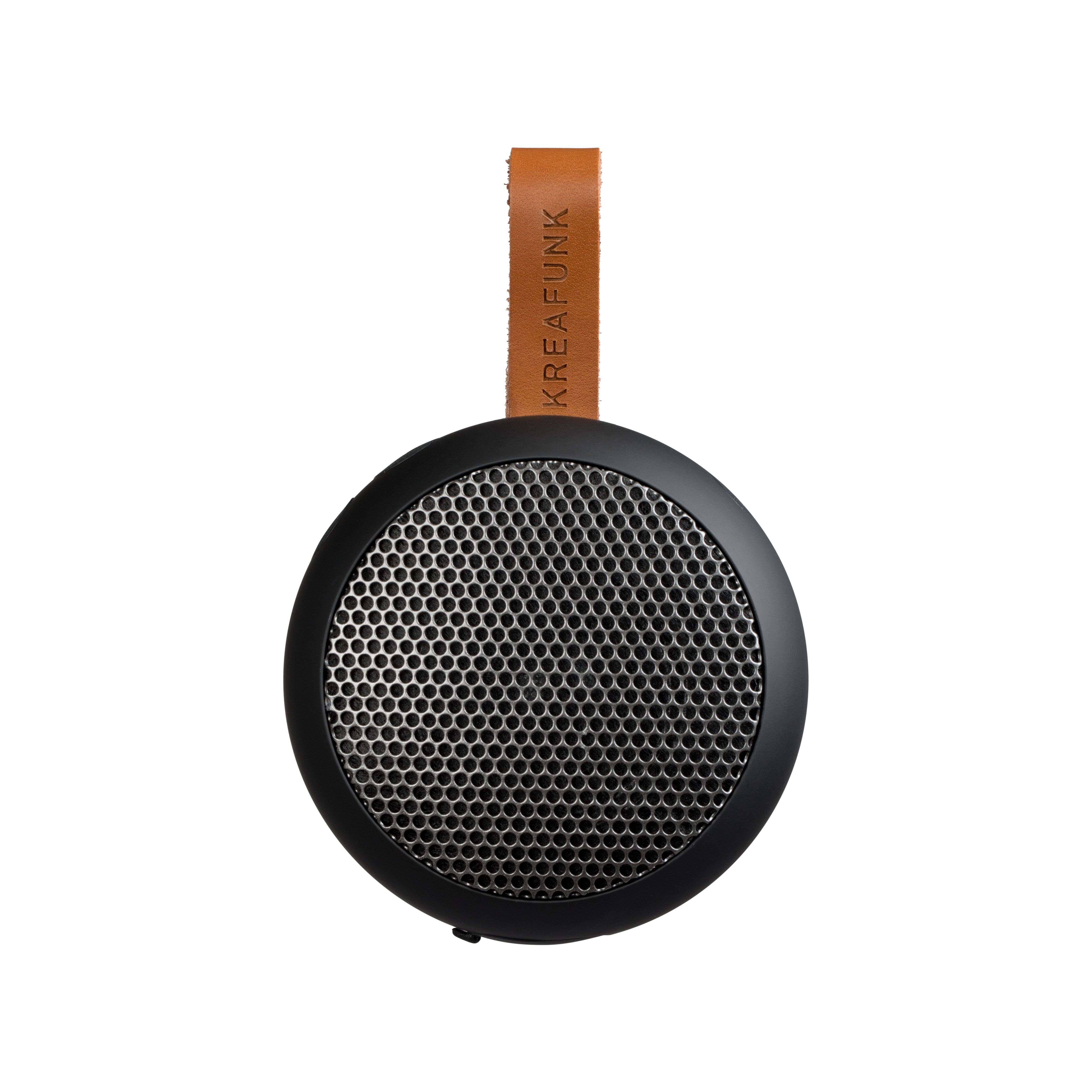 KreaFunk - aGO Bluetooth Speaker - Black Edition/Gun Metal Grill (Kfwt30)