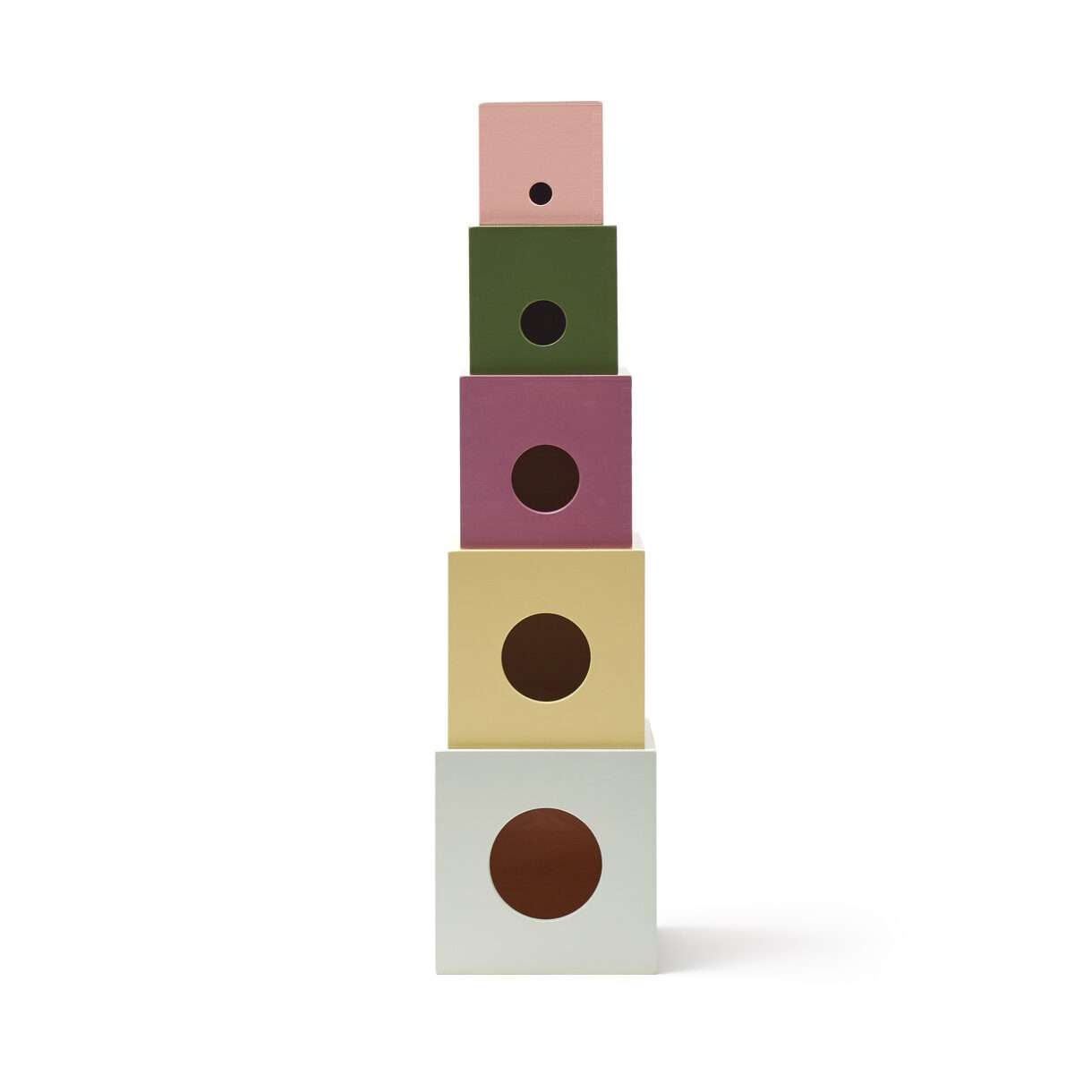 Kids Concept - Edvin - Cubes Wood 5 pcs (1000451)