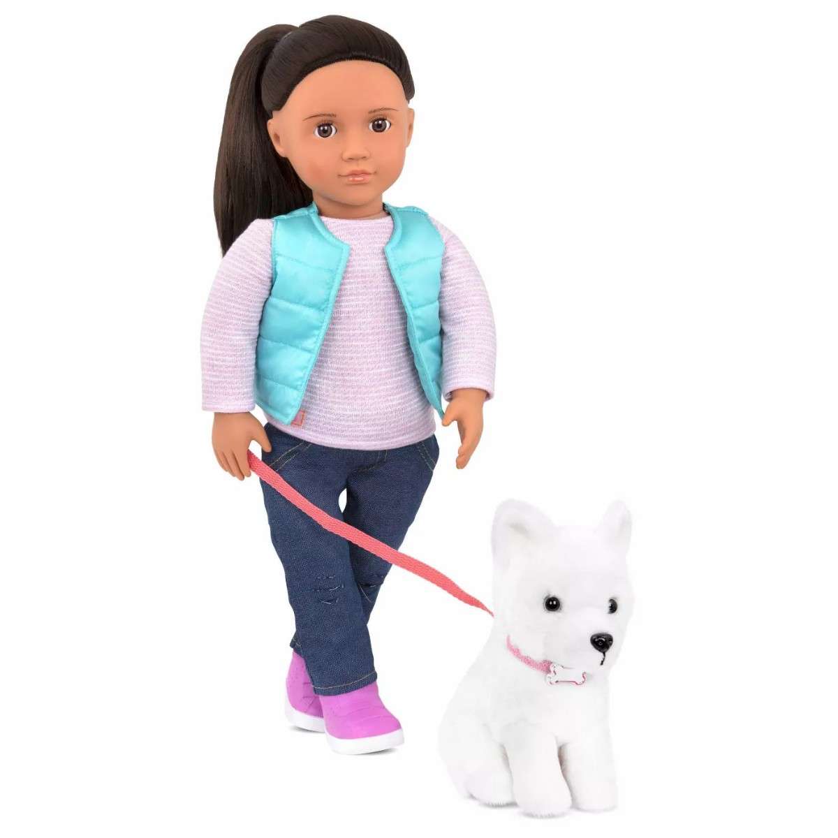 Our Generation - Cassie Doll and Pet Samoyed (731243)