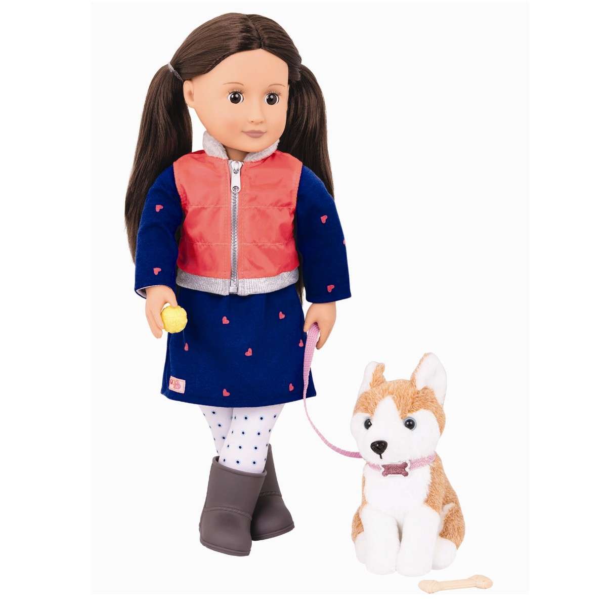Our Generation - Leslie Doll and Pet Husky (731201)