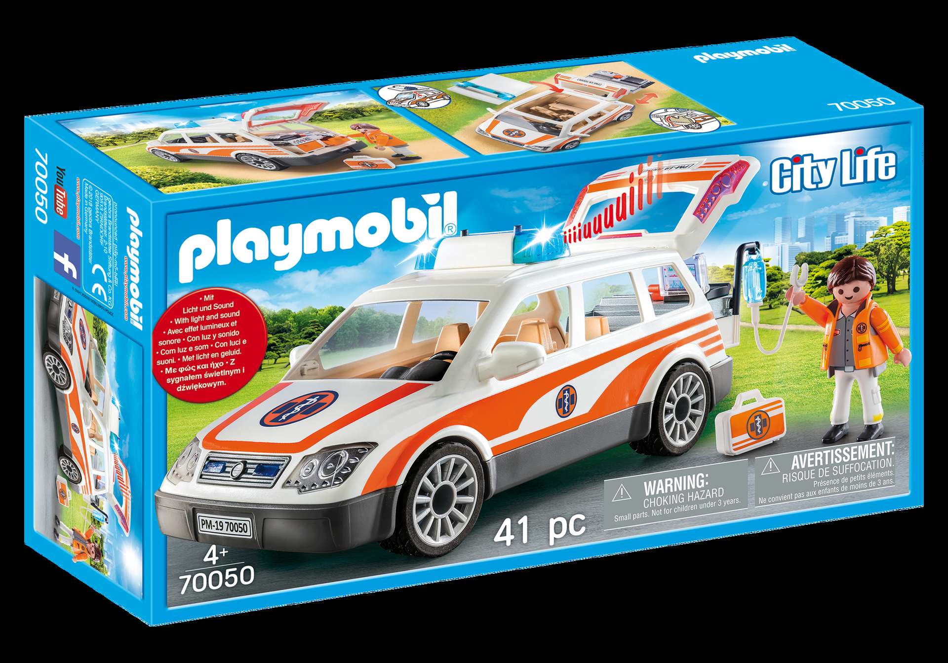 Playmobil - Emergency Car with Siren (70050)