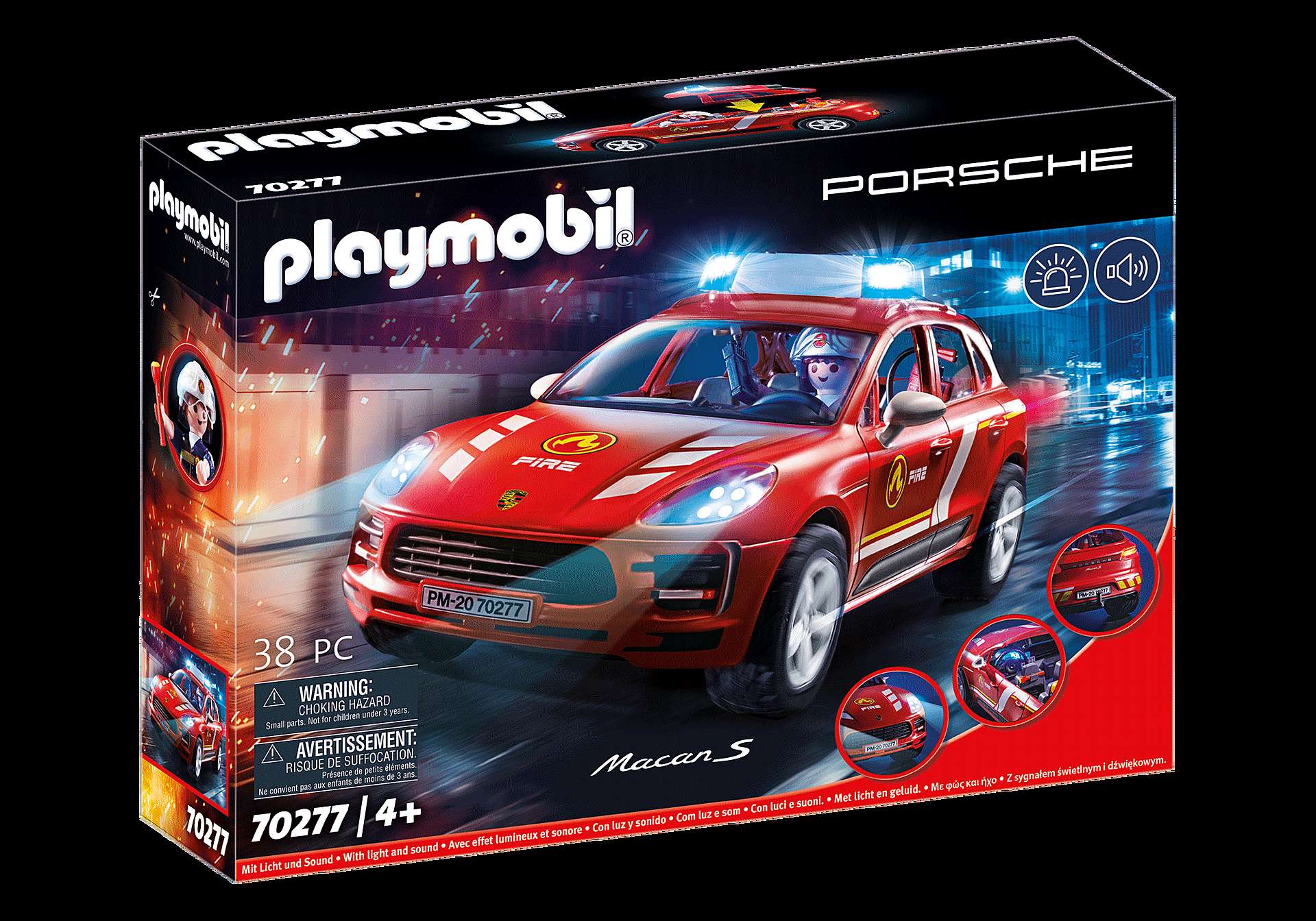 Playmobil - Porsche Macan S Fire Brigade (70277)