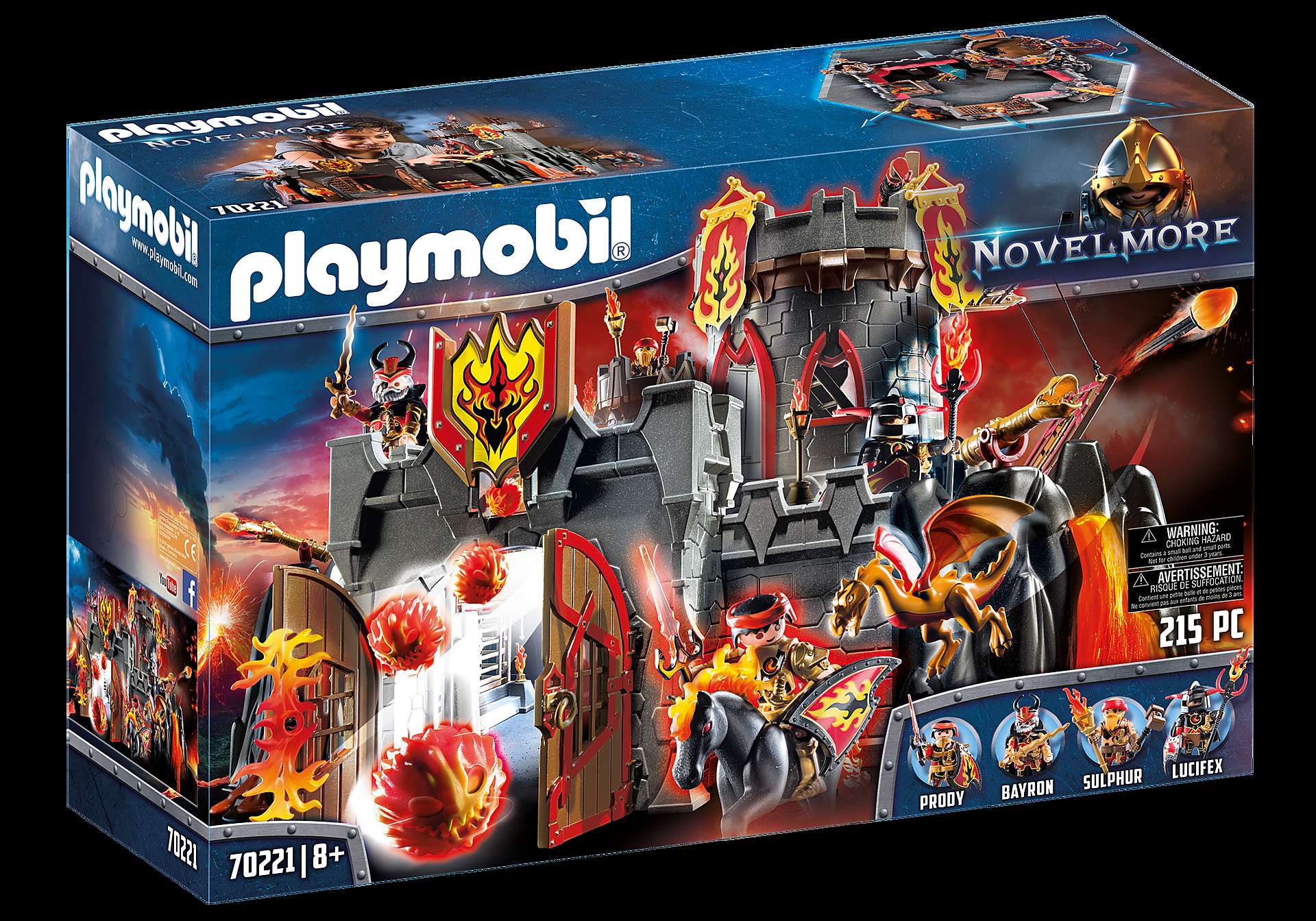 Playmobil - Flamerock Fortress (70221)