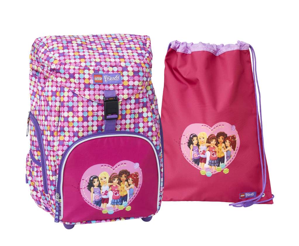 LEGO - Outbag Basic School Bag Set - Friends - Confetti (20096-1814)