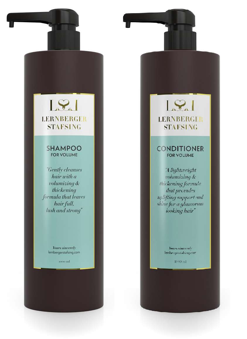 Lernberger Stafsing - Shampoo For Volume 1000 ml + Conditioner For Volume 1000 ml