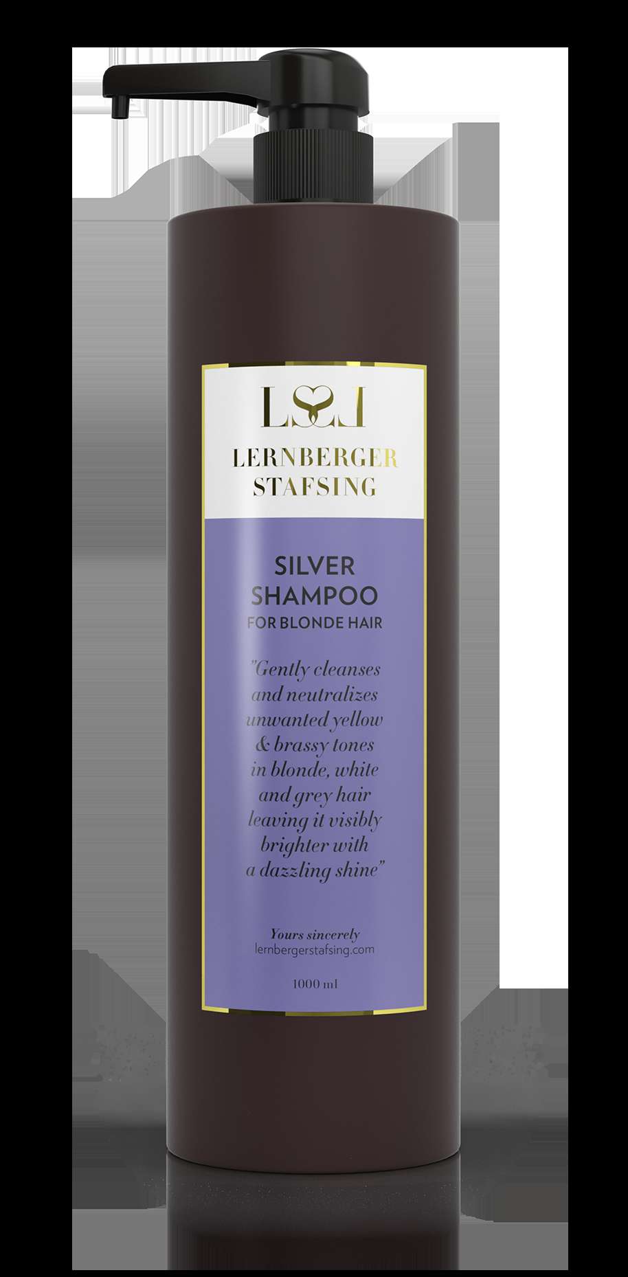 Lernberger Stafsing - Silver Shampoo For Blonde Hair w. Pump 1000 ml