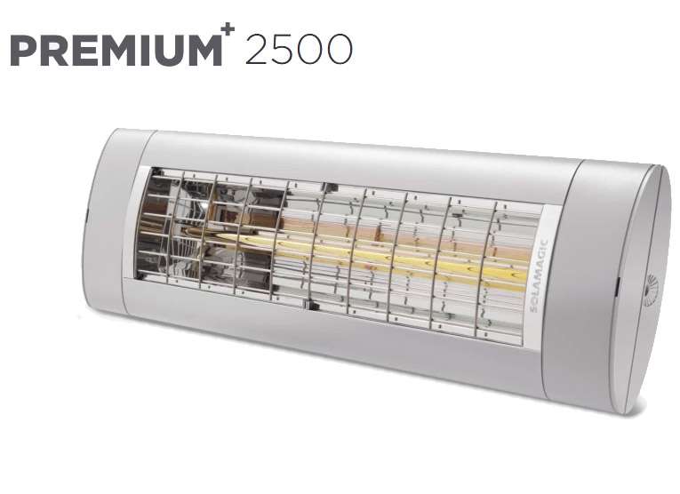 Solamagic - 2500 Premium+ Patio Heater​​ - Titanium - 5 Years Warranty