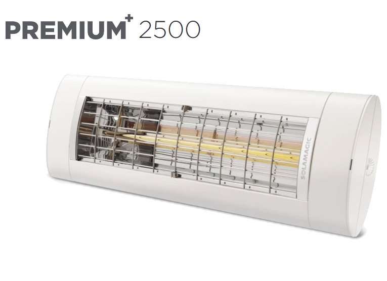 Solamagic - 2500 Premium+ Patio Heater​​ - White - 5 Years Warranty