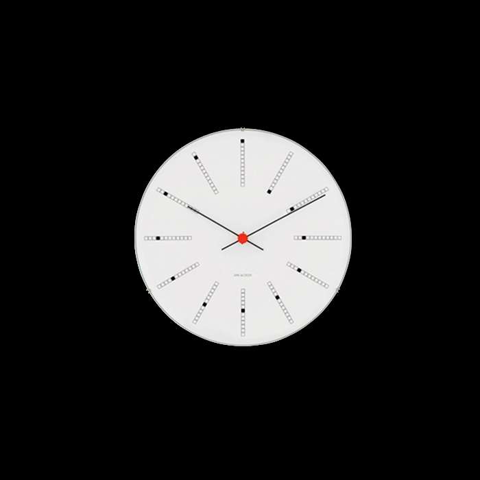 Arne Jacobsen - Bankers Wall Clock Ø 16 cm - White (43620)