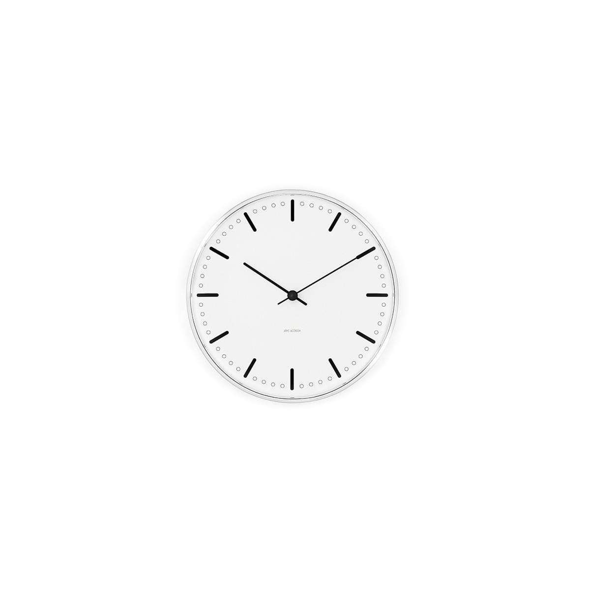 Arne Jacobsen - City Hall Wall Clock 16,5 cm - White (43621)