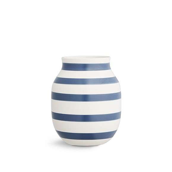 Kähler - Omaggio Vase Medium - Steel Blue (691761)