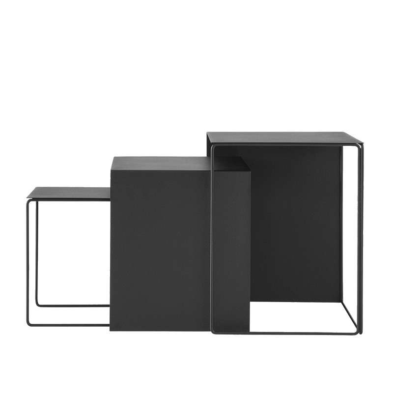 Ferm Living - Cluster Tables set Of 3 - Black (3213)