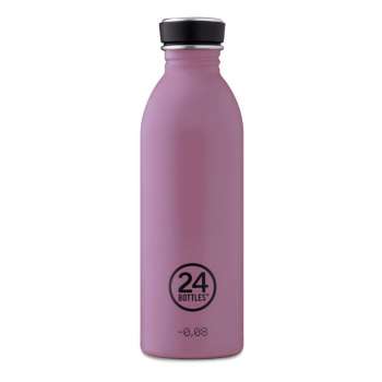 24 Bottles - Urban Bottle 0,5 L - Stone Finish - Mauve (24B703)