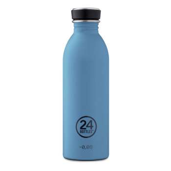 24 Bottles - Urban Bottle 0,5 L - Stone Finish - Powder Blue (24B700)