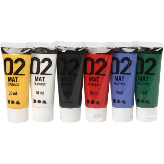 A-Color - Acrylfarbe - Matt - (6 x 20 ml)