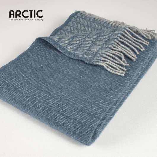 ARCTIC - Wool Blanket - Saga Petrol 130x200 cm (59217)