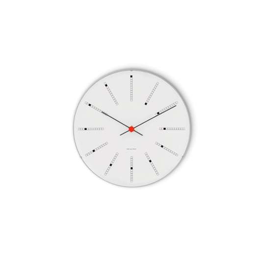 Arne Jacobsen - Bankers Wall Clock Ø 16 cm - White (43620)