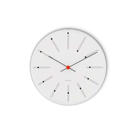 Arne Jacobsen - Bankers Wall Clock Ø 29 cm - White (43640)