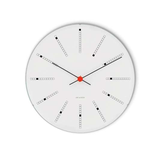 Arne Jacobsen - Bankers Wall Clock Ø 48 cm - White (43650)