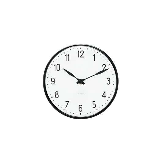 Arne Jacobsen - Station Wall Clock Ø 21 cm - Black (43633)