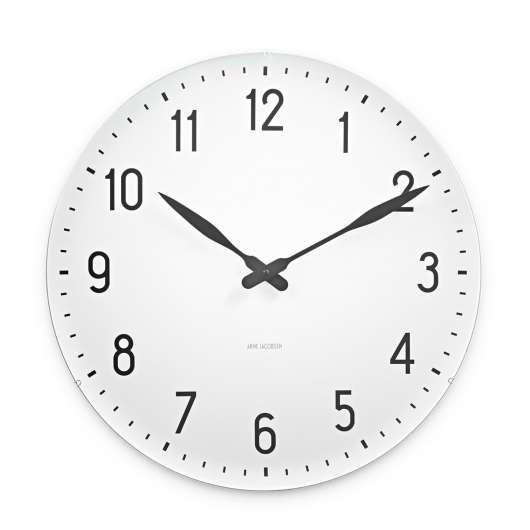 Arne Jacobsen - Station Wall Clock Ø 48 cm - White (43663)
