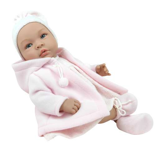 Asi dolls - Leonora Puppe mit warmem Mantel, 46 cm