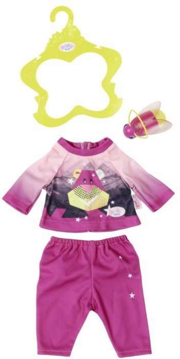 Baby Born - Play & Fun - Nightlight Outfit - Pink (824818)