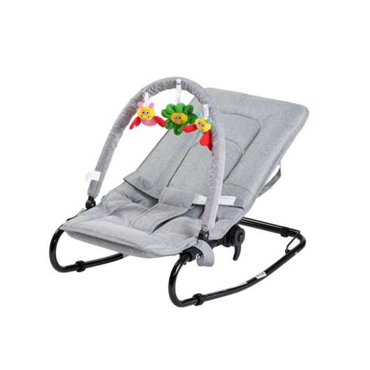 Babytrold - Bouncing Chair w. Toys - Grey
